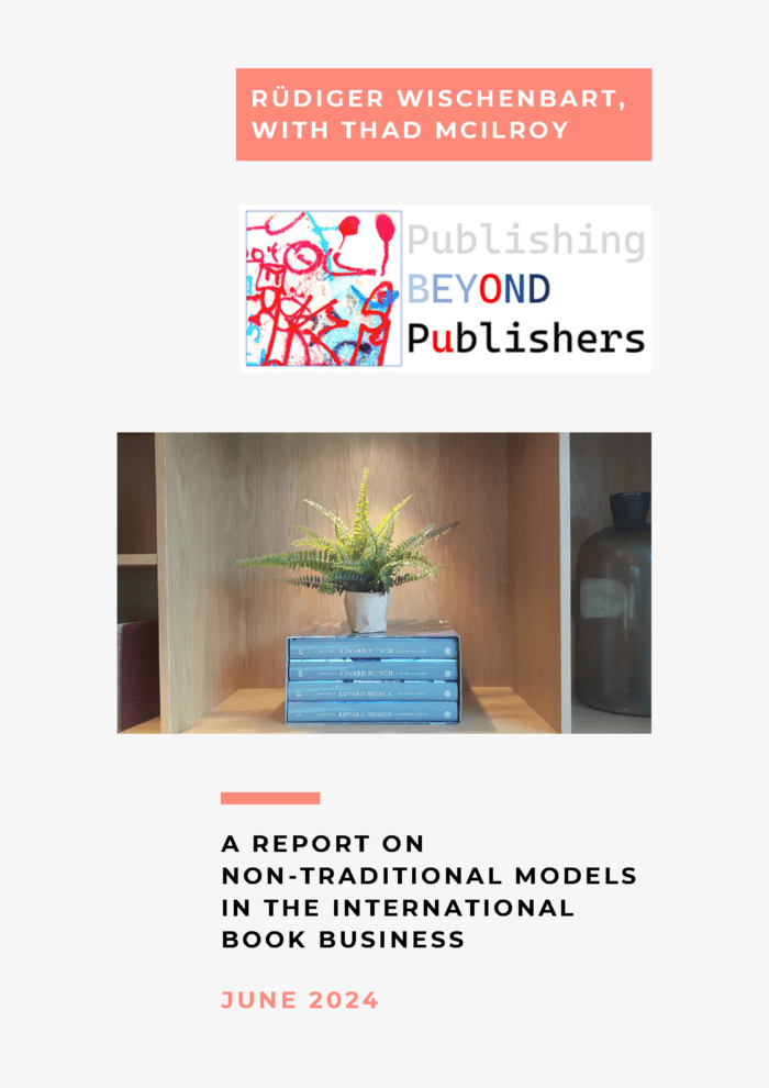 Cover page of the report Publishing Beyond Publishers
